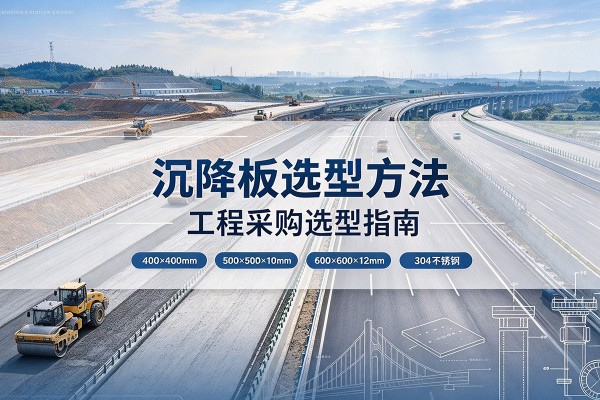 连城沉降板选择方法