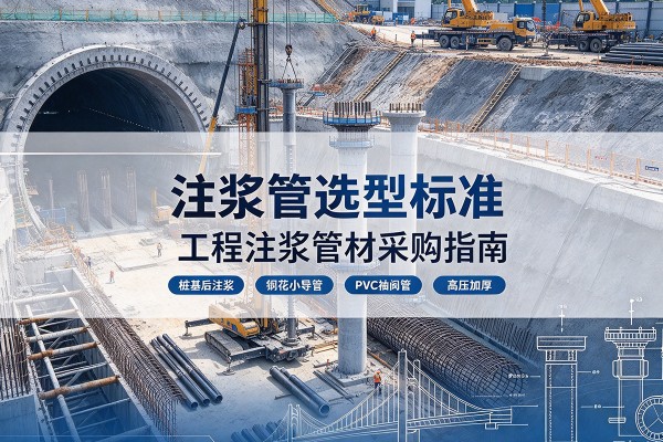 连城注浆管选型标准