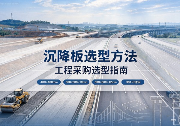 连城沉降板选择方法